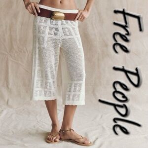Free People Corbyn Fauxchet Capris NWT S